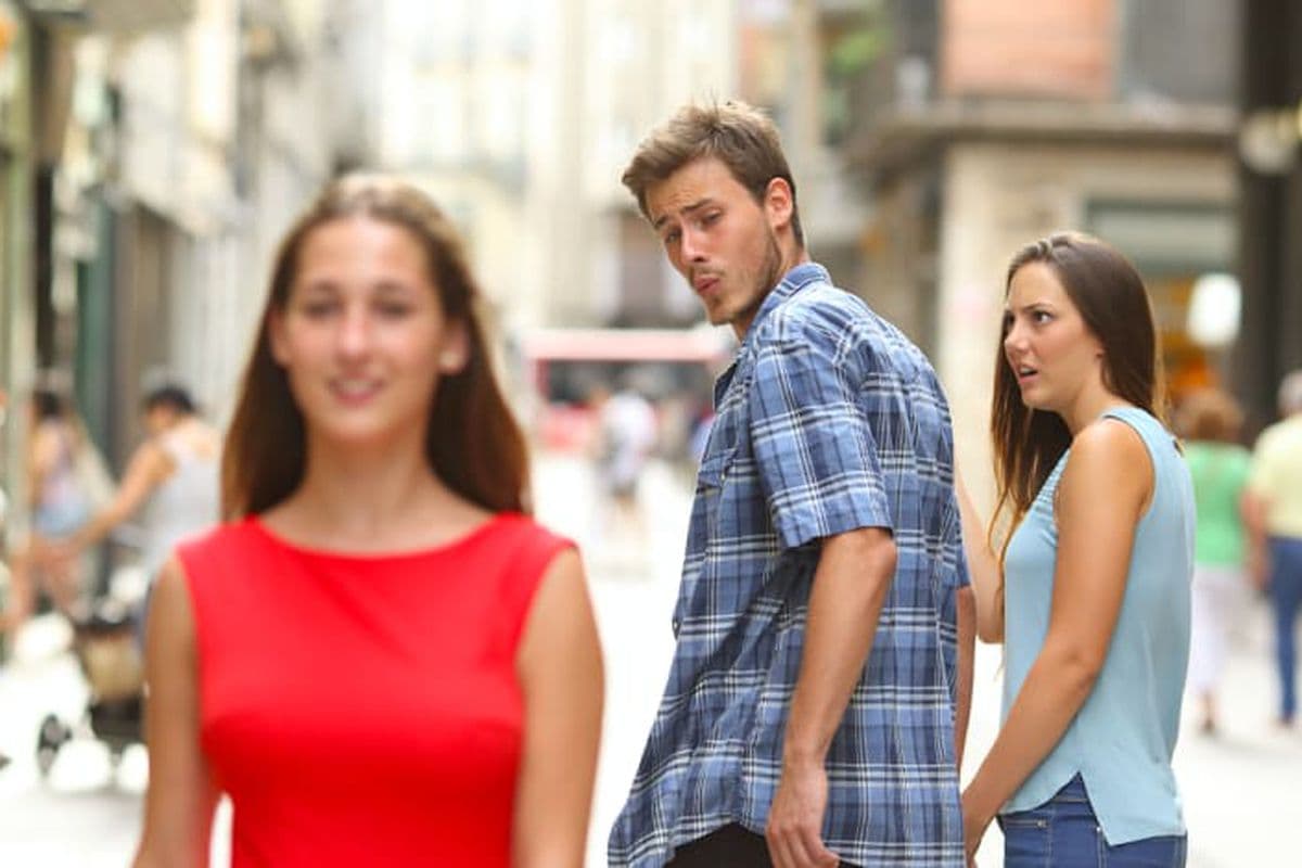 Distracted Boyfriend Meme | CheckMeme Distracted Boyfriend meme – free download no watermark